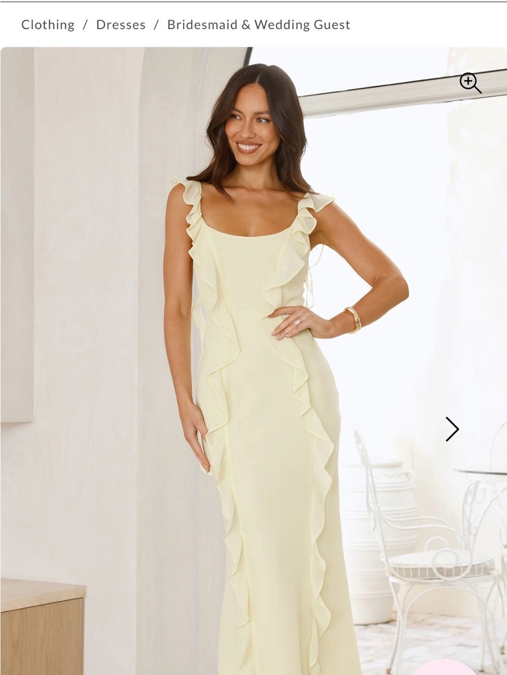 SALTWATER SERENITY MAXI DRESS LEMON